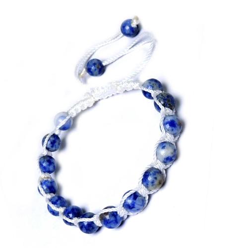 Avika Sodalite Beads Bracelet in Thread (Pack of 1Pc)